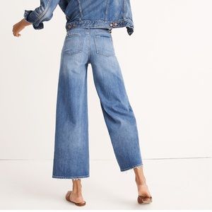 Madewell Wide-Leg Crop Jeans
